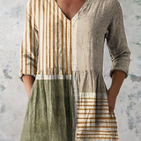 Maeve | Lang mønstret bluse