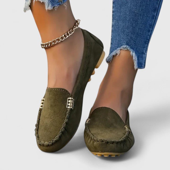 Alma Ortopediske loafers, set forfra
