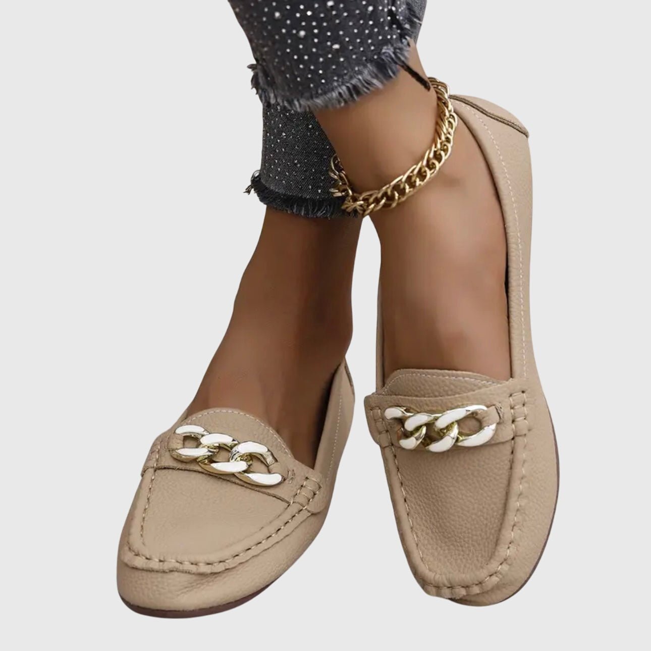 Astrid Ortopædiske loafers, set forfra