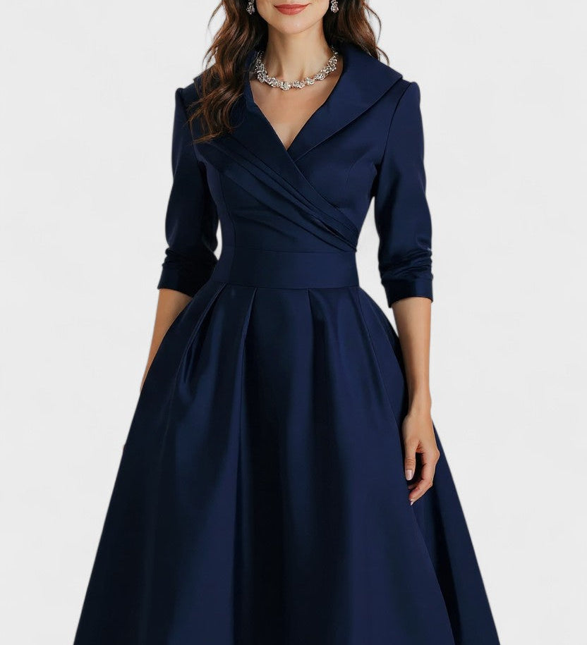 Ceryn | Satin Midi Kjole