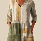 Maeve | Lang mønstret bluse