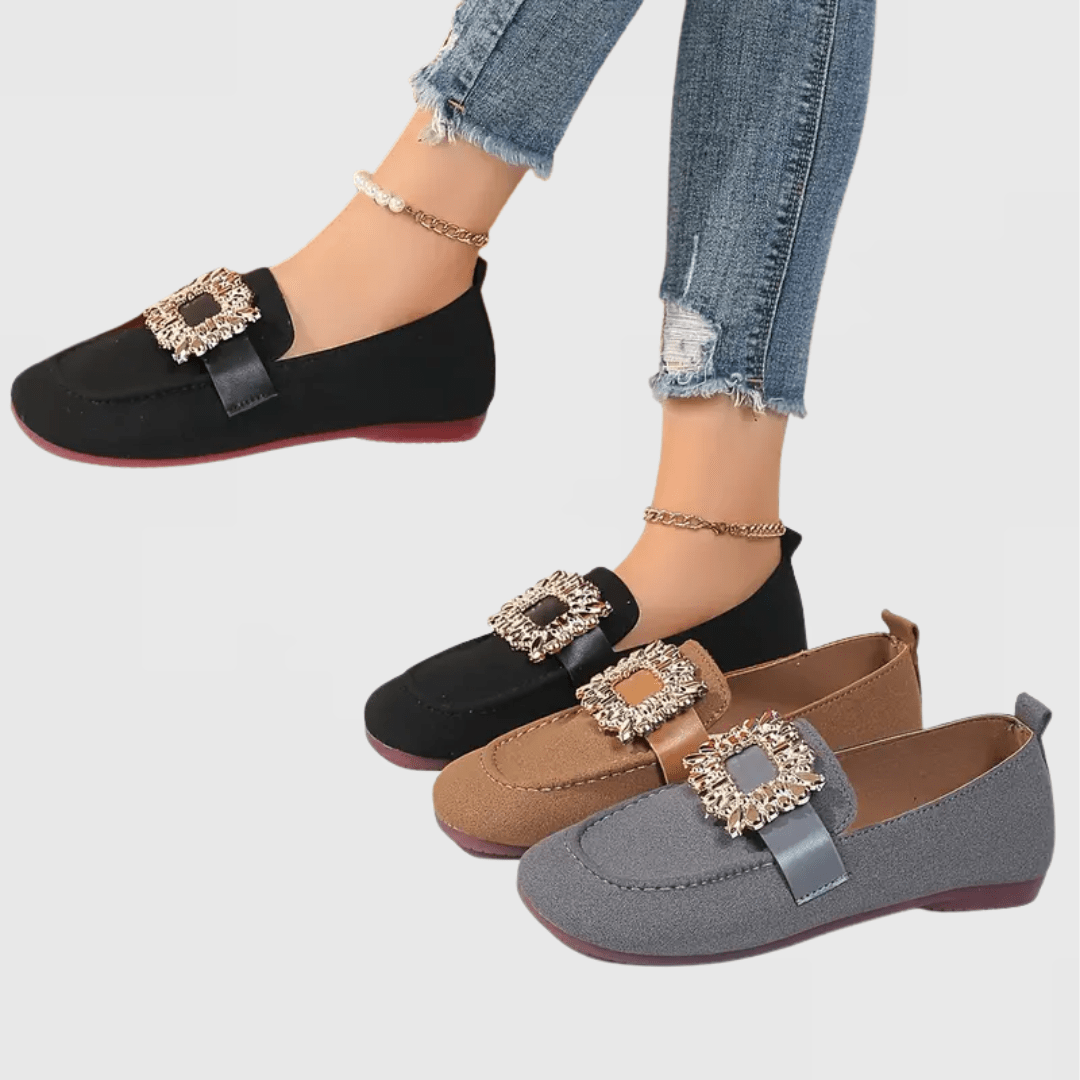 Helle Ortopædiske loafers, set fra siden