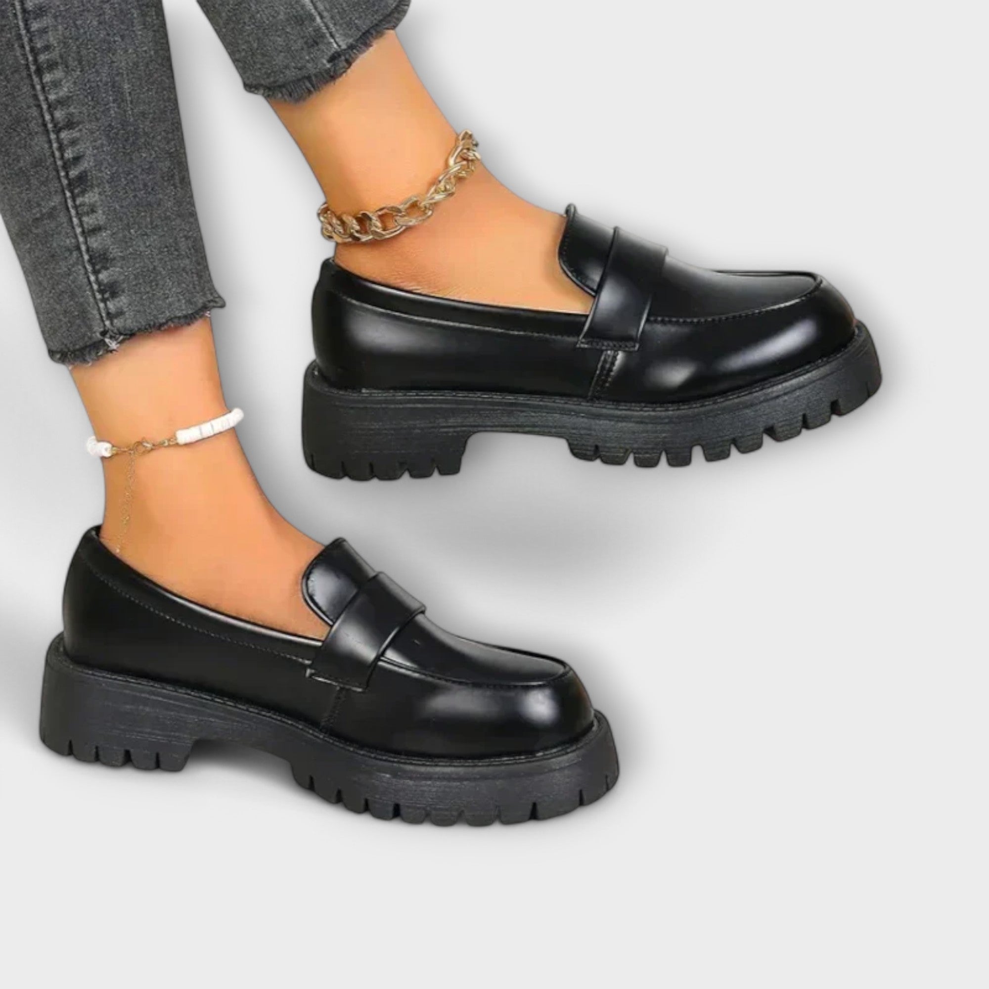 Rosa Ortopædiske Loafers, produktbillede