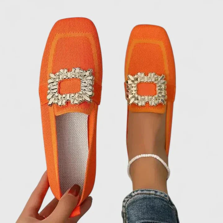 Sidsel Ortopædiske Loafers, set forfra