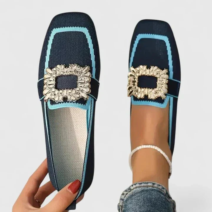 Sidsel Ortopædiske Loafers, set forfra