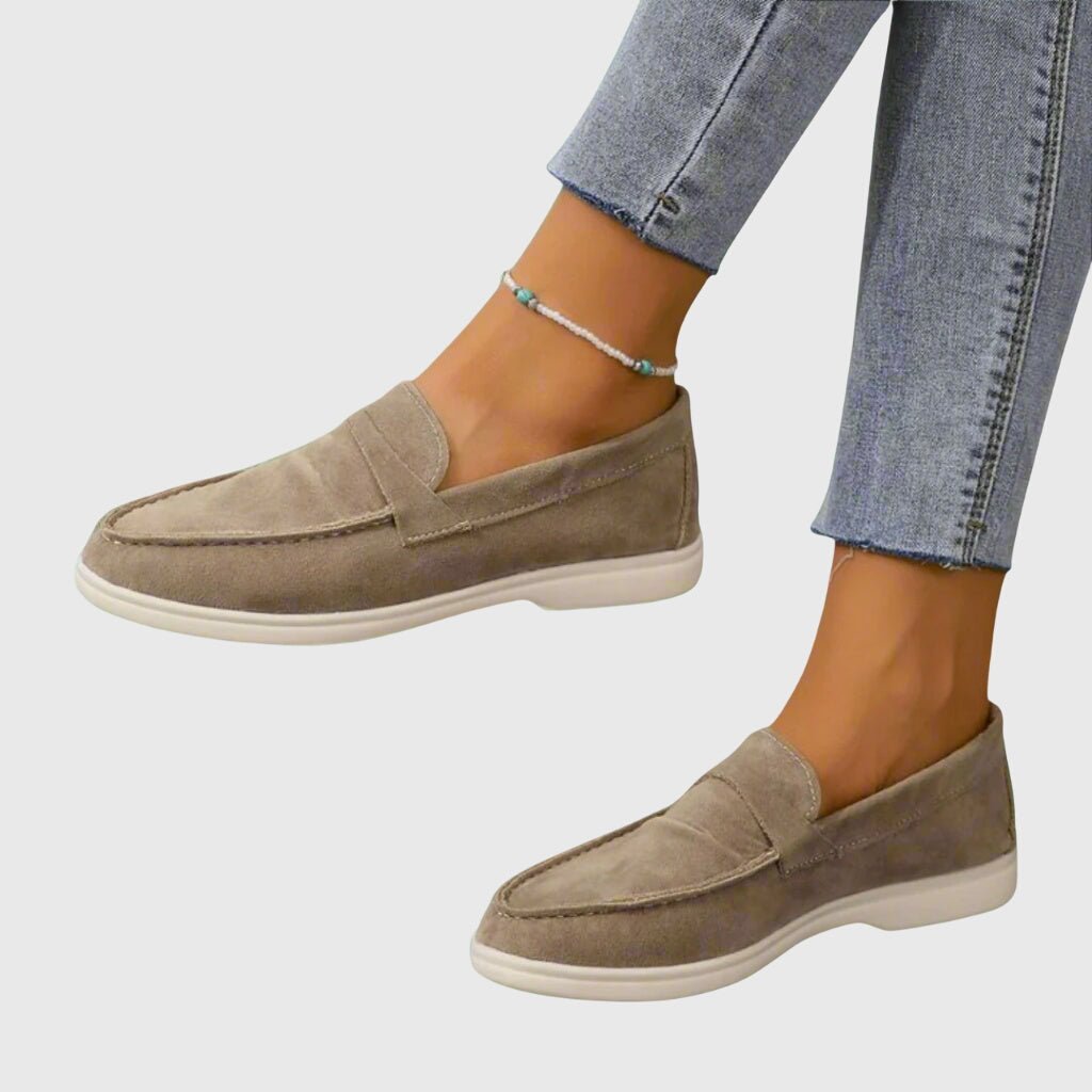 Thea Ortopædiske loafers, set forfra